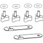 Lorell Training Table Metal Connector (LLR60723) View Product Image