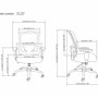 Lorell Chair,Big&Tall,Fabric Seat,29-1/8"x31-1/8"x42-1/2",BK (LLR62625) View Product Image