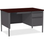 Lorell Fortress Series 48" Right Single-Pedestal Desk - (LLR66903) Product Image 