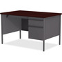 Lorell Fortress Series 48" Right Single-Pedestal Desk (LLR66903) View Product Image