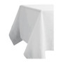 Tatco Paper Table Cover, Embossed Paper with Plastic Liner, 54" x 108", White, 20/Carton View Product Image