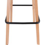 Lorell Modern Low-Back Stool (LLR68563) View Product Image
