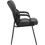 Lorell Bonded Leather High-back Guest Chair (LLR67002) View Product Image