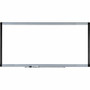 Lorell Signature Series Magnetic Dry-erase Markerboard - 96" (8 ft) Width x 48" (4 ft) Height - Coated Steel Surface - Silver, Ebony Frame - Magnetic Product Image 