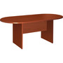 Lorell Conference Table Top, Oval, 96"x48", Cherry (LLR69122) View Product Image