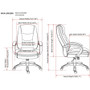 Lorell Westlake Series High Back Executive Chair (LLR63280) View Product Image