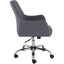 Lorell Task Chair, Fabric, 25-5/8"x27-3/4"x32-7/8" to 36-3/4", Gray (LLR68549) View Product Image