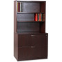 Lorell Hutch, 15"x36"x36-1/2", Mahogany (LLR69614) View Product Image