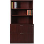 Lorell Hutch, 15"x36"x36-1/2", Mahogany (LLR69614) View Product Image