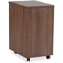 Lorell Mobile B/B/F, PED, 18"x22"x28-1/4", Walnut (LLR69983) Product Image