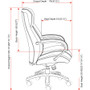 Lorell Executive Leather Big & Tall Chair (LLR67004) View Product Image