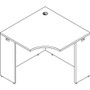 Lorell Essentials Series Mahogany Corner Desk (LLR69872) View Product Image