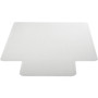 Lorell Chairmat, Low Pile, Wide Lip 25"x12", 45"x53", Clear (LLR82820) View Product Image