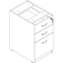 Lorell Essentials Series Box/Box/File Fixed File Cabinet - 28.5" Height x 15.5" Width x 21.9" Depth - 3 x Box, File Drawer(s) - Finish: Laminate, Cherry Product Image 