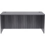 Lorell Weathered Charcoal Laminate Desk Shell (LLR69546) View Product Image