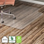 Lorell Chairmat, Hard Floor, Wide Lip/ 25"x12", 45"x53", Clear (LLR82826) View Product Image