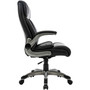 SOHO Flip Armrest High-back Leather Chair (LLR81803) View Product Image