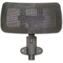 Lorell Mesh High-Back Office Headrest - Black - Nylon Product Image 