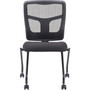 Lorell Guest Chair, Mesh Back, Nesting, 24-2/3"x24"x37", 2/CT, BK (LLR84385) View Product Image