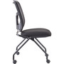 Lorell Guest Chair, Mesh Back, Nesting, 24-2/3"x24"x37", 2/CT, BK (LLR84385) View Product Image
