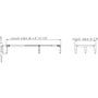 Lorell Contemporary Collection Adjustable Metal Base (LLR86933) View Product Image