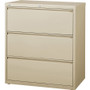 Lorell Lateral File, 3-Drawer, 36"x18-5/8"x40-1/4", Putty (LLR88027) View Product Image