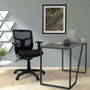 Lorell Managerial Swivel Mesh Mid-back Chair (LLR86802) View Product Image