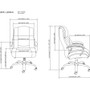 Lorell Big/Tall Chair, 500 lb Cap, 29-1/4"x33-1/4"x49-3/8", BK (LLR99845) View Product Image
