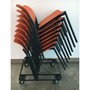 Lorell Dolly, Mobile, f/10 Stacking 4-Leg Chairs, Steel, Black (LLR99968) View Product Image