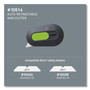 slice Mini Cutters, Replaceable Double-Sided 1.29" Ceramic Zirconium Oxide Blade, 2.5" Nylon Handle, Gray/Green View Product Image