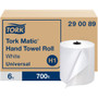 TORK Tork Matic Hand Towel Roll White H1 - 1 Ply - 8" Width x 700 ft Length - 7.20" Roll Diameter - 1 31/64" Core - White Product Image 