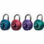 Master Lock Assorted Numeric Combination Locks - 3 Digit - 0.28" Shackle Diameter - Cut Resistant - Stainless Steel - Assorted Product Image 