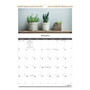 Blueline 12-Month Wall Calendar, Succulent Plants Photography, 12 x 17, White/Multicolor Sheets, 12-Month (Jan to Dec): 2024 View Product Image
