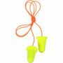 E-A-R soft FX Corded Earplugs - Noise Protection - Foam, Polyurethane - Yellow - Disposable, Corded - 2/Pair Product Image 
