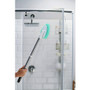 3M Bath Scrubber, Nonscratch, w/2' Hvy-dty Handle, Blue/Silver (MMM549X4) View Product Image