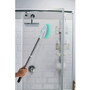 3M Bath Scrubber, Nonscratch, w/2' Hvy-dty Handle, Blue/Silver (MMM549X4) View Product Image