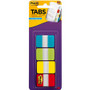 Post-it Tabs in On-the-Go Dispenser - 88 Write-on Tab(s) - 1.50" Tab Height x 1" Tab Width - Blue, Green, Yellow, Red Tab(s) - Repositionable Product Image 