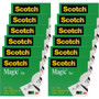 Scotch 3/4"W Magic Tape - 36 yd Length x 0.75" Width - 1" Core - Matte - Clear - Split Resistant, Tear Resistant - (MMM810341296PK) Product Image 