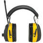 3M Earmuff Safety Headset w/Radio, Noise Reductn, LCD, BK/YW (MMM9054100000V) View Product Image