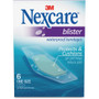 Nexcare Blister Waterproof Bandages - 1 Size - - 1.06" Width x 2.25" Length - Clear Product Image 