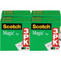 Scotch 1/2"W Magic Tape - 36 yd Length x 0.50" Width - 1" Core - Matte - Clear - For Mending, Splicing - (MMM810H3BD) Product Image 