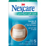 Nexcare Soft Cloth Premium Adhesive Gauze Pad - 3 Ply - 5 - 2.38" Width x 3" Length - White - 5/Pack Product Image 