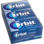 Orbit Peppermint Sugarfree Gum - 12 packs - Peppermint - Individually Wrapped - 14 /Pack Product Image 