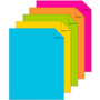 Astrobrights Laser, Inkjet Printable Multipurpose Card Stock - Lunar Blue, Solar Yellow, Terra Green, Fireball Fuschia, Cosmic Orange - Recycled - 30% Recycled Content (NEE99904) View Product Image