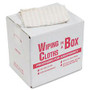 Office Snax Multipurpose Cotton Wiping Cloths - For Multipurpose - Lint-free, Absorbent, Washable, Reusable - White, Red Product Image 