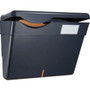 Officemate HIPAA Wall File with Cover - Black - Plastic Product Image 