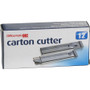 Officemate Carton Cutter, Single-Sided Razor, 4"x1/8"x7/8",12/BX, SR (OIC94966) View Product Image