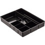 Officemate Deep Desk Drawer Tray - 7 Compartment(s) - 2.25" Height x 11.50" Width x 15.13" Length - Black Product Image 