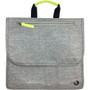 So-Mine Carrying Case Travel Essential - Ash Gray, Lime - 18" Height x 11.8" Width x 0.8" Depth Product Image 