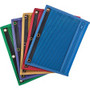 Oxford Zipper Binder Pockets - For 7 1/2" x 10 1/2" Sheet - Ring Binder - Assorted - Vinyl Product Image 